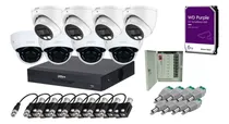 Comprar Kit Dvr 5mp 8ch, 4 Cam Full Color, 4 Cam Domo, 6tb, Fuente