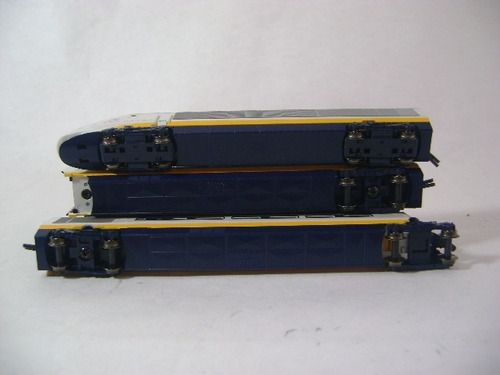 Imagen 8 de 9 de Nico Set Eurostar 8 Coches Art.10-327 Kato N (pmk 01)