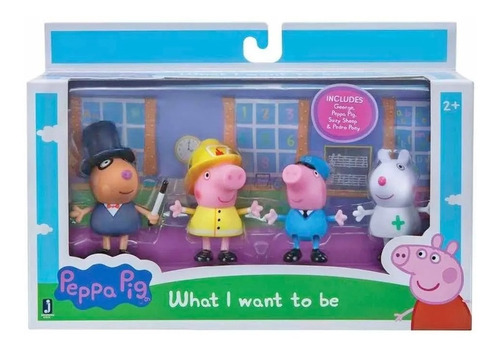 Set Peppa Pig What I Want To Be 4 Personajes Oficios