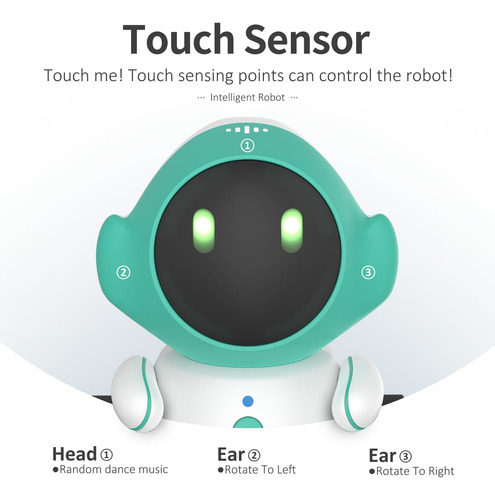 Juguete Robot Interactivo Gilobaby Control Voz Tacto 6+ Años