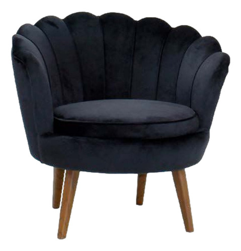 Sillon Aspen Kendra Black Këssa Muebles
