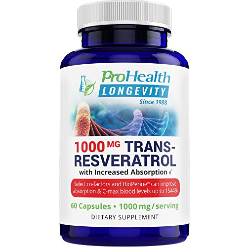 Prohealth Longevity 1000 Mg Trans Resveratrol Plus 420 Mg Po