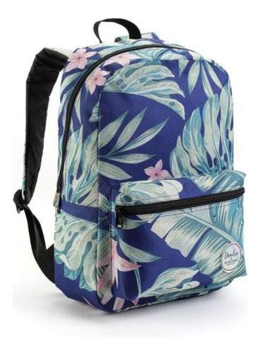 Mochila Bolsa Feminino Escolar Resistente 0151 Flor / Étnica