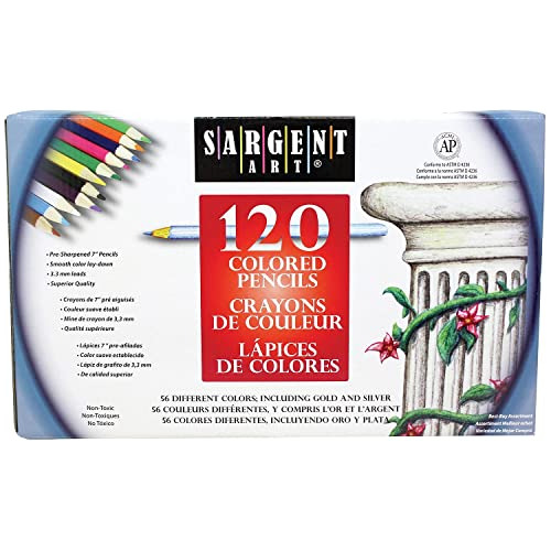 Lápices De Colores De Classpack, Colores Surtidos, 120...