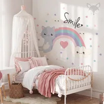 Comprar Vinilos Decorativos Infantiles Unicornio Arcoiris Unia 46a50