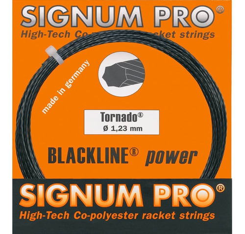 Cuerda Signum Pro Tornado Negro (12m) 1.23 