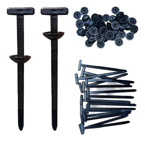 Hebilla Universal De Cable De Nylon,50pcs