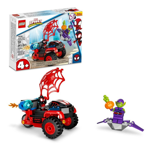 Lego Miles Morales Tecnotrike De Spiderman 10781 (59 Piezas)