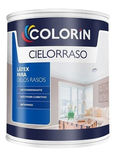 Latex Para Cielorraso Antihongo Blanco Colorin 1lt | Gran