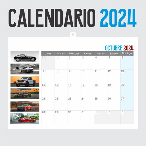 Calendario 2024 Autos Supercars  - Animeras