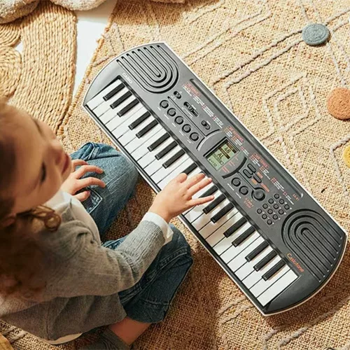 Teclado Infantil Casio Casiotone Sa 81 Preto Sem Fonte