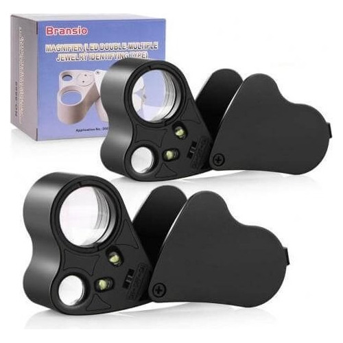 Lupa Con Luz Led 30x Y 60x Bransio