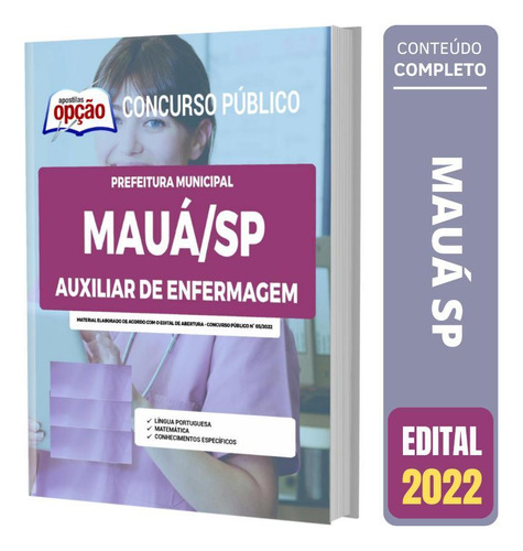 Apostila Prefeitura Mauá Sp - Auxiliar De Enfermagem