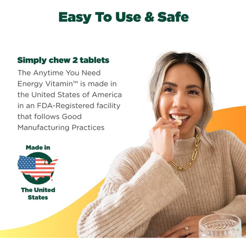 Energy Vitamin H Chewab Para Usar En Cualquier Momento Que N