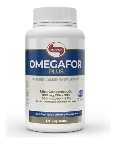 Omegafor Plus 120 Cápsulas Ômega 3 Vitafor - Miniatura 2