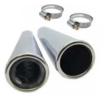 Comprar Par Ponteiras Escapamento Fusca Fusquinha Cromada Com Miolo