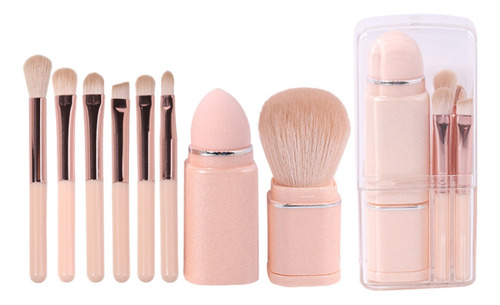 Set De Brochas De Maquillaje Retráctiles Para Cosméticos Fac