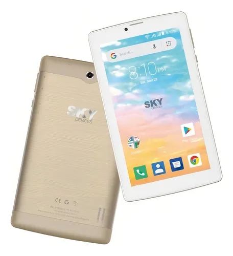 Tablet Tablet Platinum View 2 7" 16GB color dorado 1GB de memoria RAM