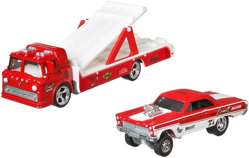 Camión Hot Wheels Ford C-800 Y Mercury 65 Team Transport