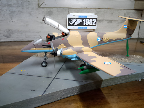 Maqueta De Avión Argentino Ia-58 Pucará Escala 1/48 Malvinas