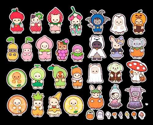 Ternurines Pegatinas Stickers Calcomanía Para Auto Moto V2