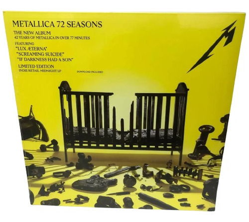 Metallica Lp Duplo Color 72 Seasons Lacrado Pronta Entrega