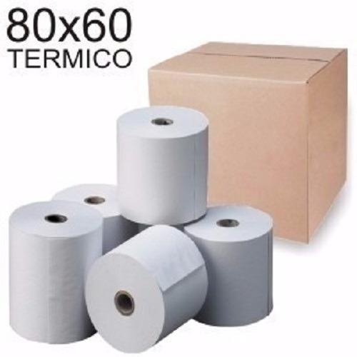 Rollo Papel Térmico 80x60 Impresora Fiscal Bixolon Bematech