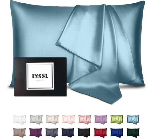 Inssl Funda De Almohada De Seda Para Mujer, Funda De Almohad