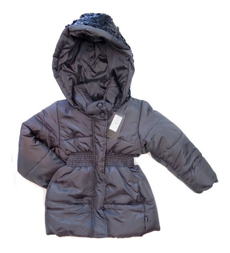 Campera Con Wata - Capucha Desmontable Con Lentejuelas Child