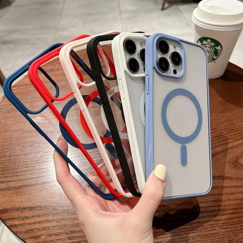 Case Capa Compatível Com iPhone 15 Series E Magsafe