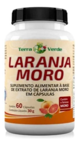 Laranja Moro (60 Capsulas) - Terra Verde Sabor Natural