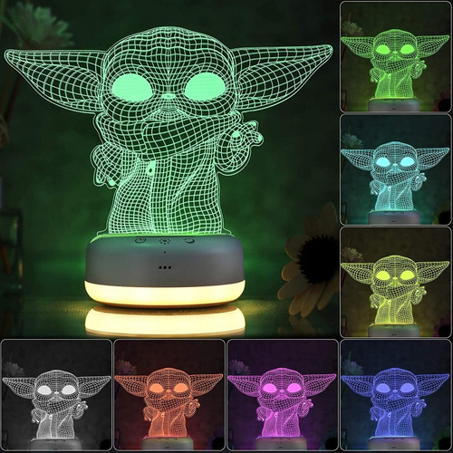 Imagen 4 de 7 de Lampara 3d Decorativa Para Mesa Con Diferentes Motivos.