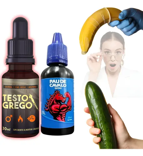 Testo Grego Biolight Pau de Cavalo Gotas 30ml Suplemento Sexual Vegano Cítrico — R$ 98,80 em Mercado Livre, 38% OFF