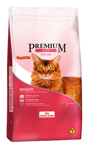 Ração Royal Canin Premium Cat Para Gatos Adultos Castrados - 10kg