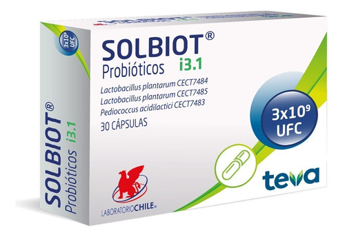 Solbiot 30 Cápsulas Probioticos