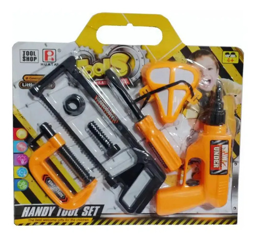 Kit Ferramentas Infantil Com Furadeira