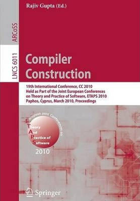 Libro Compiler Construction : 19th International Conferen...