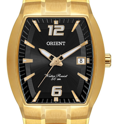 Relógio Orient Masculino Ggss1017 P2kx Dourado Quadrado