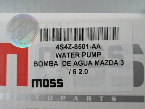 Bomba De Agua Mazda 3 6 Ford Ecosport Focus 2.0