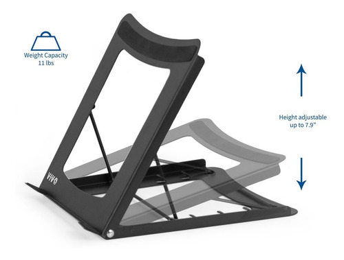 Base Para Portátil En Acero Jd Spl-01 / Reclinable 5 Niveles