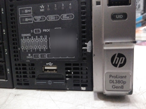 Servidor Hp Dl380 G8 Com2x Octa Core128gb De Memória 4x300g (Usado)