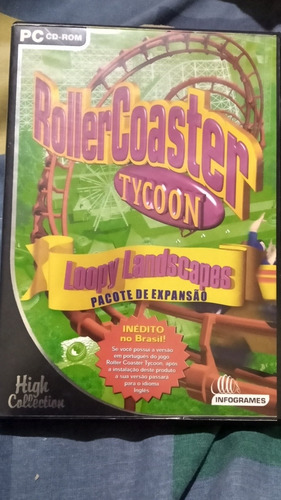 Rollercoaster Tycoon + Pacote De Expansão Loopy Landscapes (Usado)