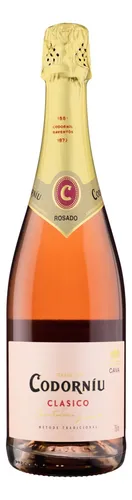 Espumante Espanhol Rosado Brut Codorníu Clasico Monastrell Garnacha Cava Garrafa 750ml