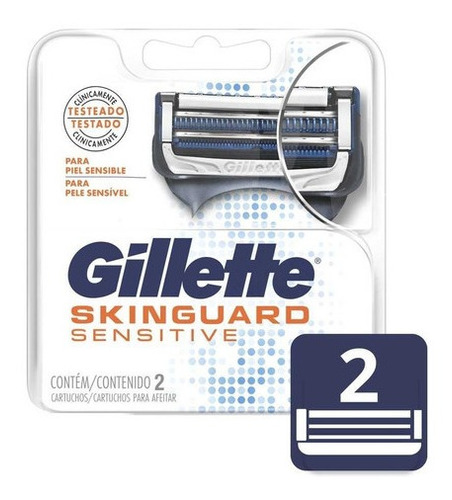 Gillette Repuetos Para Afeitar Skinguard 2 Unidades