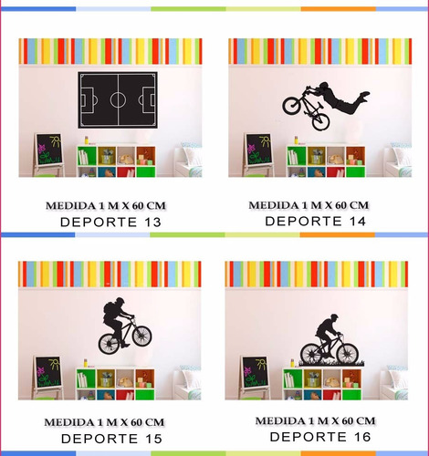 Vinilos Pared Decorativos Deporte Futbol Infantil