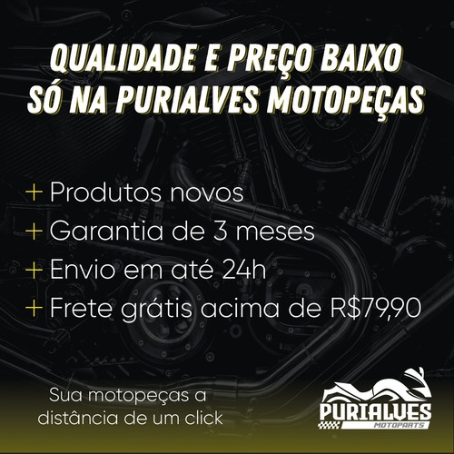 Raios Sahara Nx350 Inox Polid 3.5mm Diant/tras Não Enferruja