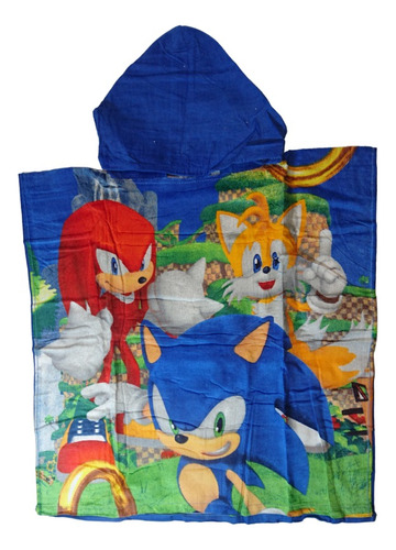 Poncho Infantil Disney Toalla Playero 100% Algodón 50 Cm