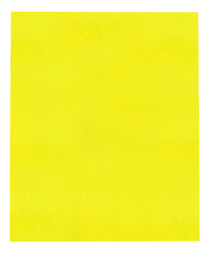 Papel De Seda 48cm X 60cm Amarelo Villa Pack Pt C/100 Un