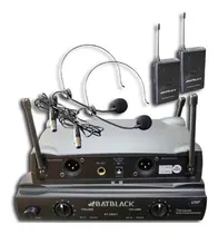 Comprar Batblack Bt58kit Set 2 Microfonos Inalambricos Vinchas Uhf 