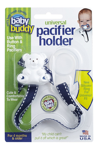 Baby Buddy - Clip Universal Para Chupete - Se Ajusta Al Paci